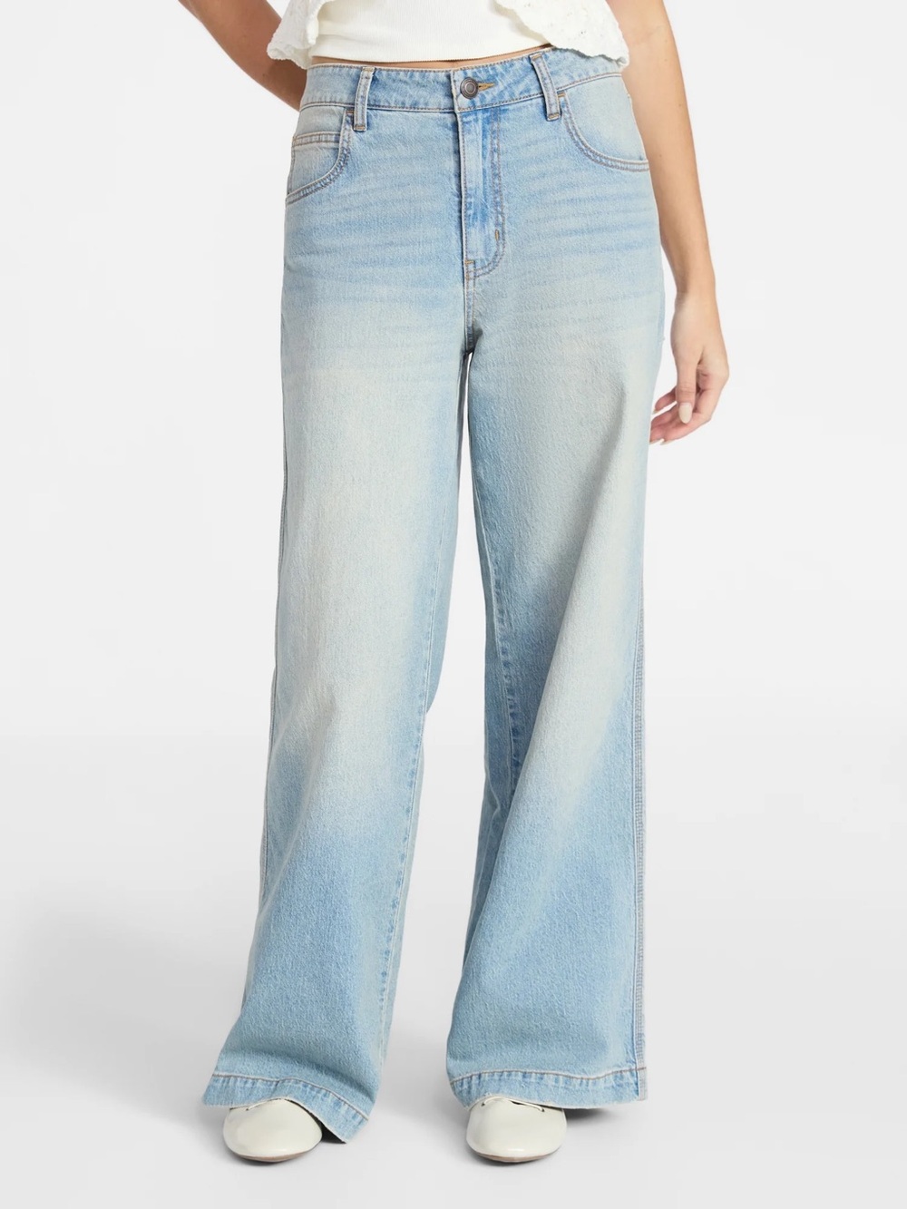 No Boundaries Bag Mid Rise Jeans